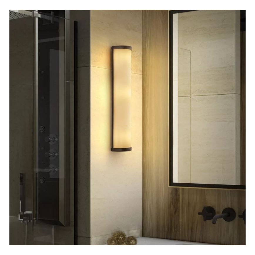 Osram - Επιτοίχιο φωτιστικό μπάνιου BATHROOM CLASSIC 3xE14/12W/230V IP44 μαύρο