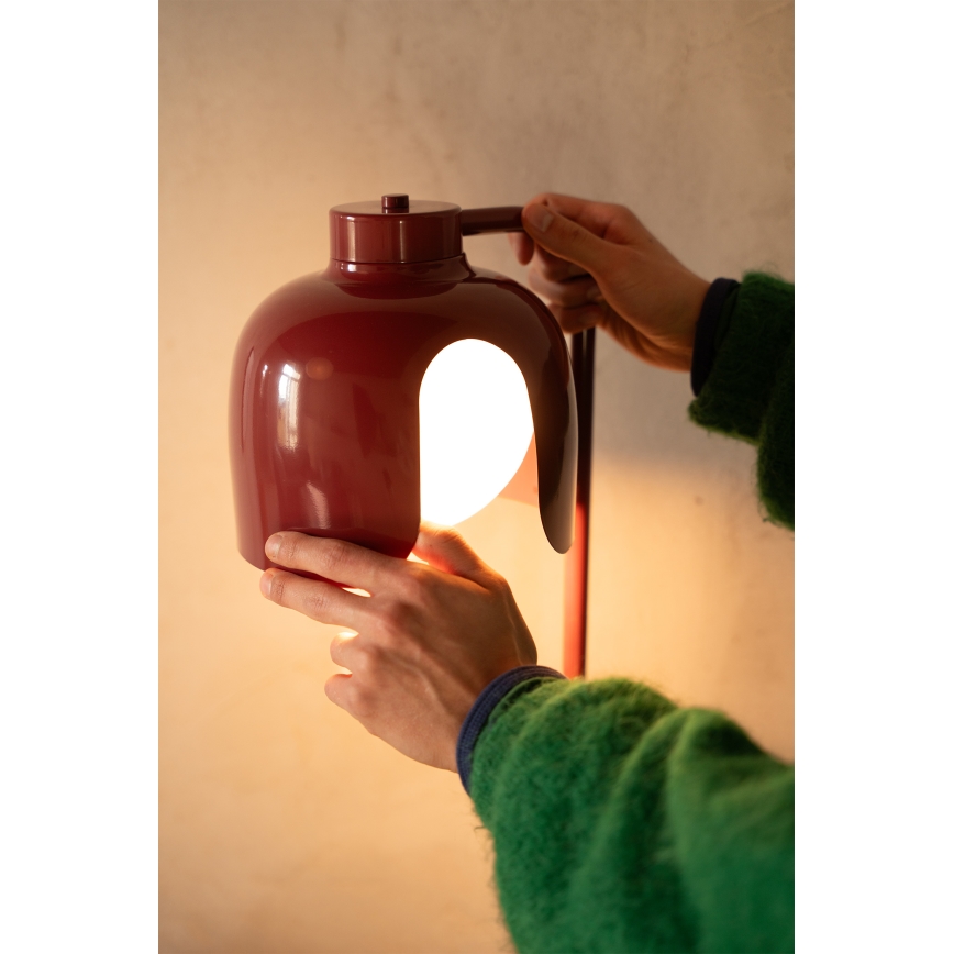 Osram - Επιδαπέδιο φωτιστικό DECOR COROLLE 1xE27/15W/230V κόκκινο