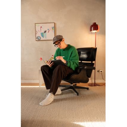 Osram - Επιδαπέδιο φωτιστικό DECOR COROLLE 1xE27/15W/230V κόκκινο