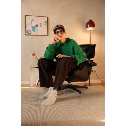 Osram - Επιδαπέδιο φωτιστικό DECOR COROLLE 1xE27/15W/230V κόκκινο