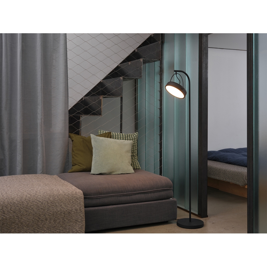 Osram - Επιδαπέδιο φωτιστικό LED DECOR PUCK LED/12W/230V CRI 90 μαύρο