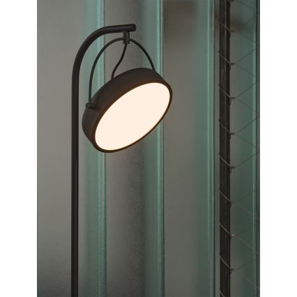 Osram - Επιδαπέδιο φωτιστικό LED DECOR PUCK LED/12W/230V CRI 90 μαύρο