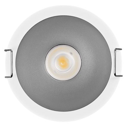 Osram - Εντοιχισμένο φωτιστικό SPOT TWIST LED, 5W/230V, 4000K, Ø 7 cm, λευκό/ασημί