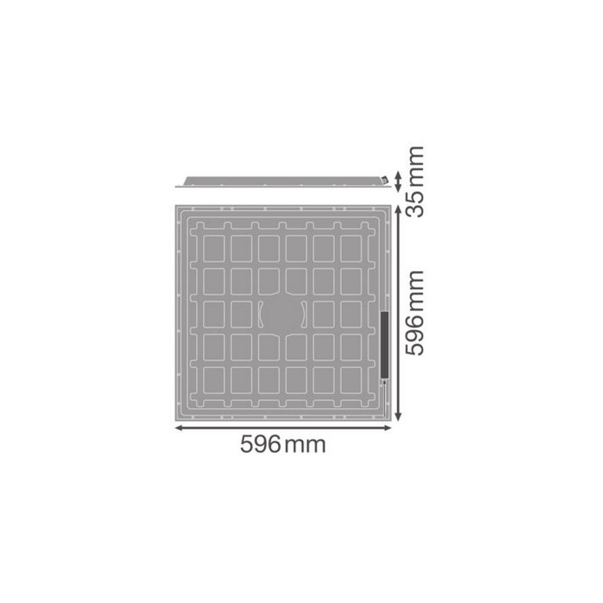 Osram - Εντοιχισμένο πάνελ ESSENTIAL LED/36W/230V 4000K 60x60 cm