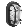 Osram - Εξωτερικό επιτοίχιο φωτιστικό BULKHEAD 1xE27/10W/230V IP54 μαύρο