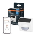Osram - Εξωτερικός ηλιακός αισθητήρας κίνησης SMART+ 3,7V λευκός IP65 Wi-Fi 800 mAh