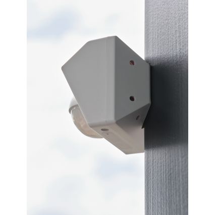 Osram - Εξωτερικός ηλιακός αισθητήρας κίνησης SMART+ 3,7V λευκός IP65 Wi-Fi 800 mAh