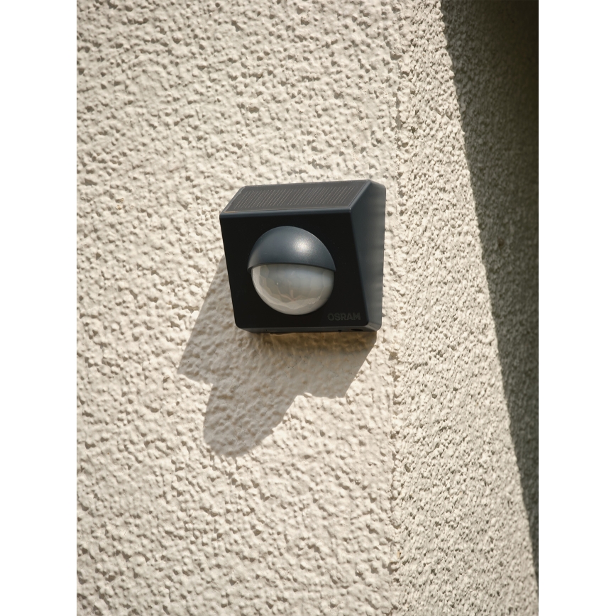 Osram - Εξωτερικός ηλιακός ανιχνευτής κίνησης SMART+ 3,7V ανθρακί IP65 Wi‑Fi 800 mAh
