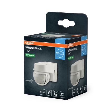 Osram - Εξωτερικός υπέρυθρος ανιχνευτής κίνησης 230V IP44 λευκός