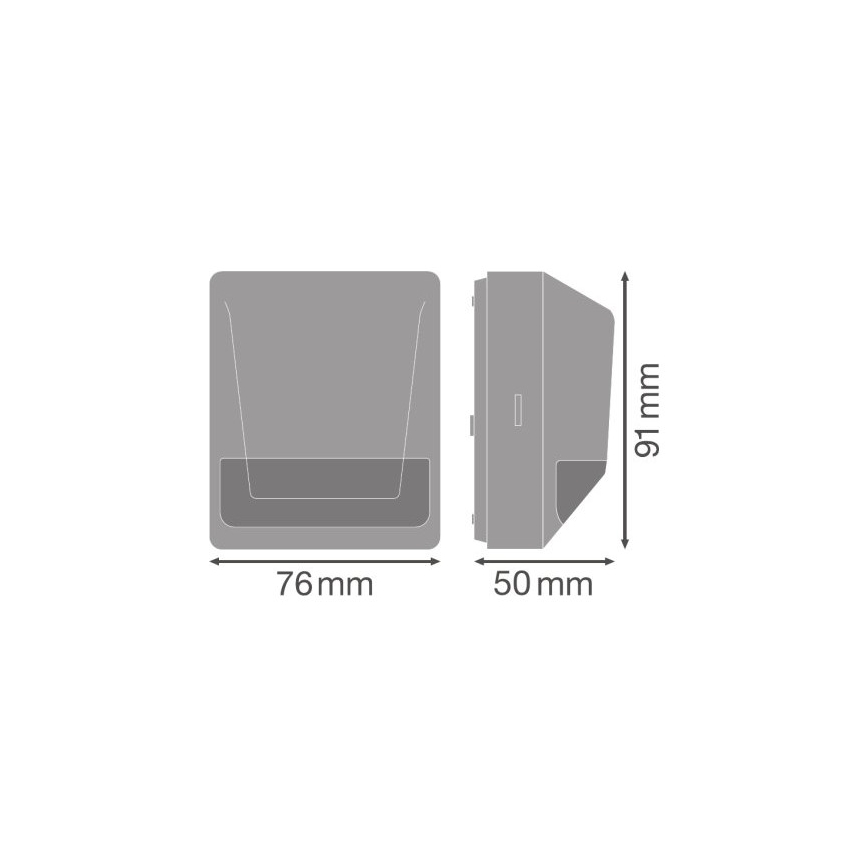 Osram - Εξωτερικός υπέρυθρος ανιχνευτής κίνησης 230V IP55 ανθρακί