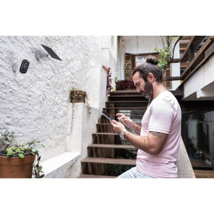 Osram - Έξυπνη ηλιακή κάμερα με αισθητήρα 2K SMART+ 5V 5200 mAh IP66 Wi-Fi