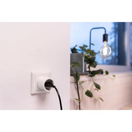 Osram - Έξυπνη πρίζα SMART+ MATTER SCHUKO 2300W/230V/10A Wi-Fi λευκή