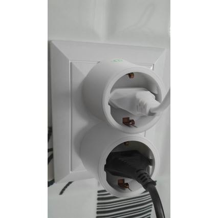 Osram - Έξυπνη πρίζα SMART+ MATTER SCHUKO 2300W/230V/10A Wi-Fi λευκή