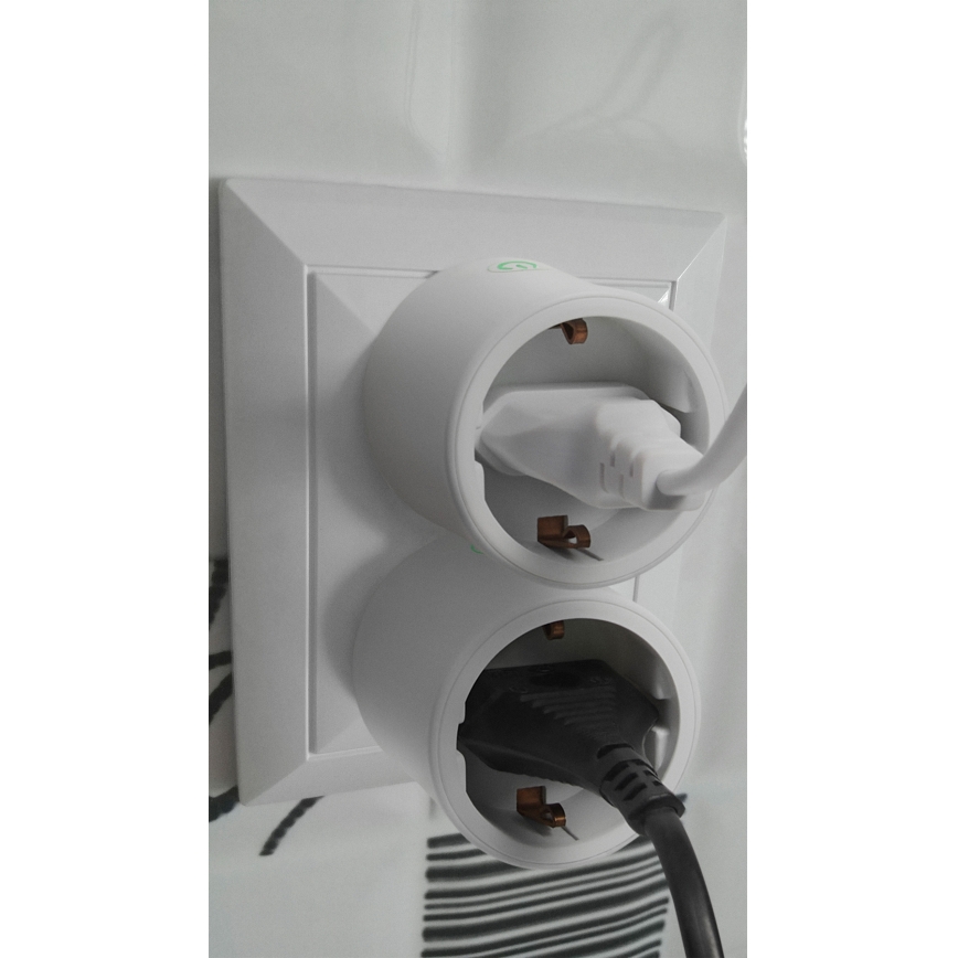 Osram - Έξυπνη πρίζα SMART+ MATTER SCHUKO 2300W/230V/10A Wi-Fi λευκή