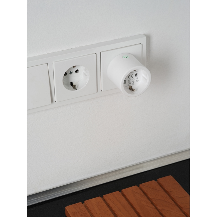 Osram - Έξυπνη πρίζα SMART+ MATTER SCHUKO 2300W/230V/10A Wi-Fi λευκή