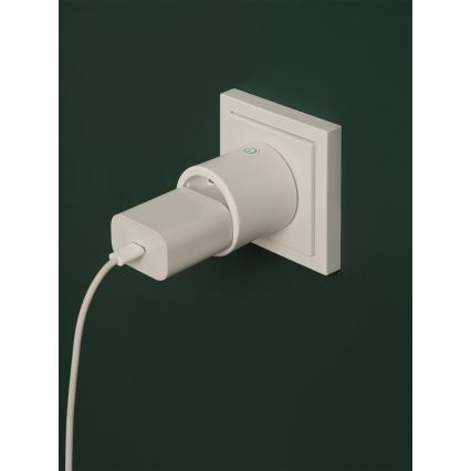 Osram - Έξυπνη πρίζα SMART+ MATTER SCHUKO 2300W/230V/10A Wi-Fi λευκή