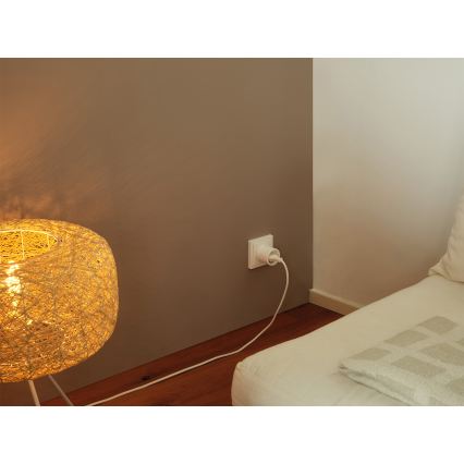 Osram - Έξυπνη πρίζα SMART+ MATTER SCHUKO 2300W/230V/10A Wi-Fi λευκή