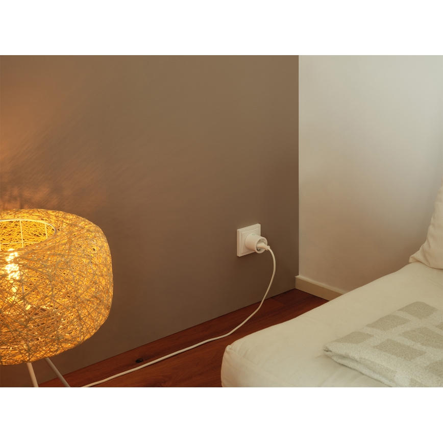 Osram - Έξυπνη πρίζα SMART+ MATTER SCHUKO 2300W/230V/10A Wi-Fi λευκή
