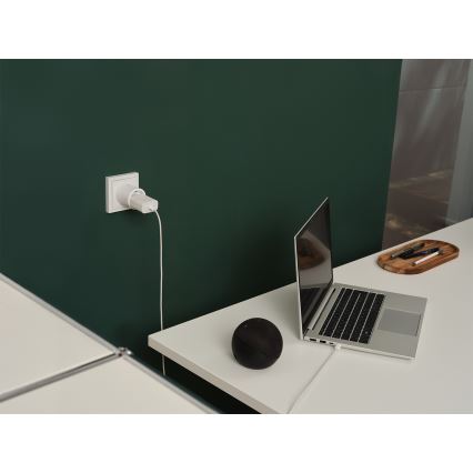 Osram - Έξυπνη πρίζα SMART+ MATTER SCHUKO 2300W/230V/10A Wi-Fi λευκή