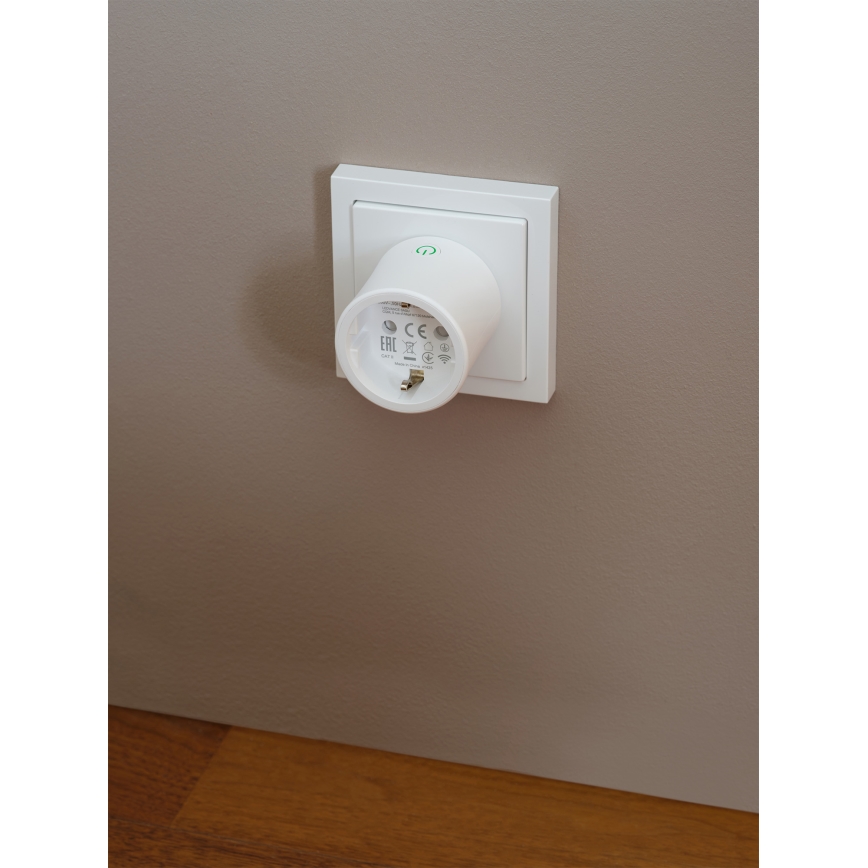 Osram - Έξυπνη πρίζα SMART+ MATTER SCHUKO 2300W/230V/10A Wi-Fi λευκή