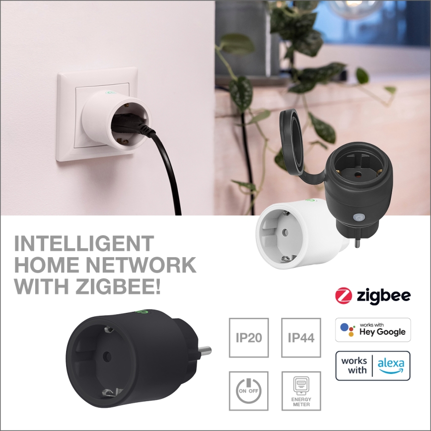 Osram - Έξυπνη πρίζα SMART+ SCHUKO 2300W/230V/10A λευκή