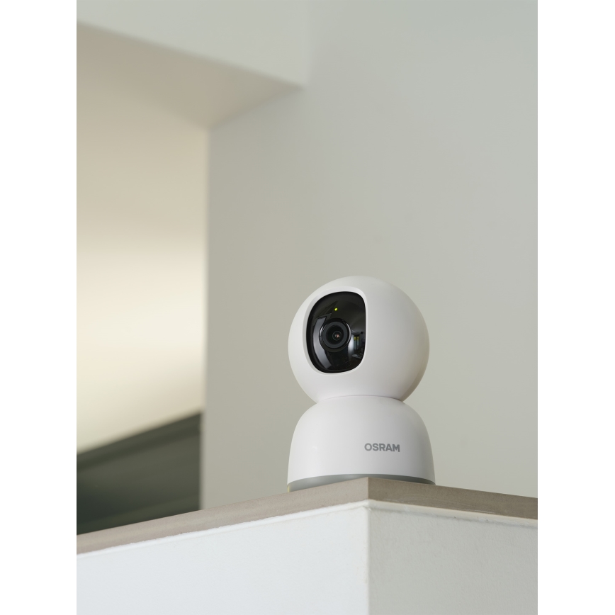 Osram - Έξυπνη εσωτερική κάμερα 360° με αισθητήρα 2K SMART+ 230V Wi-Fi