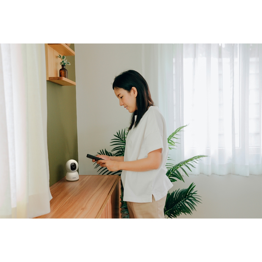 Osram - Έξυπνη εσωτερική κάμερα 360° με αισθητήρα 2K SMART+ 230V Wi-Fi