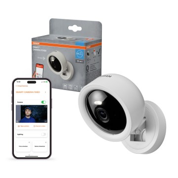 Osram - Έξυπνη εσωτερική κάμερα με αισθητήρα 2K SMART+ 230V Wi-Fi