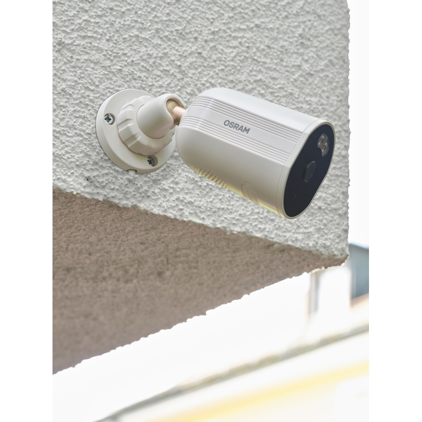 Osram - Έξυπνη εξωτερική κάμερα SMART+ με αισθητήρα 2K, 230V, IP67 και Wi‑Fi