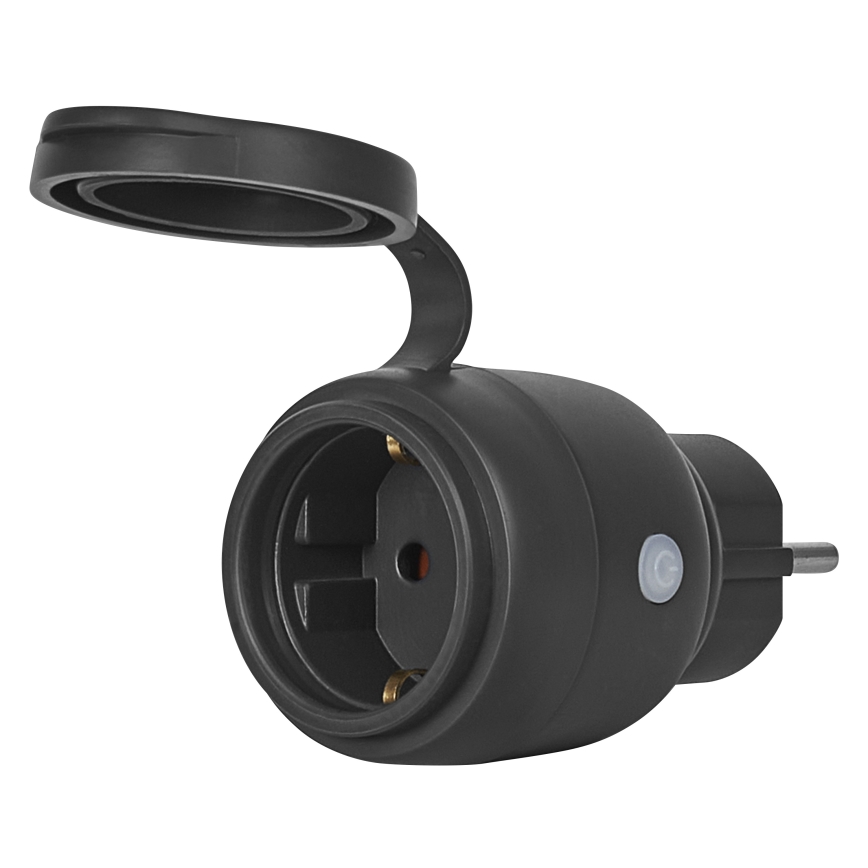 Osram - Έξυπνη εξωτερική πρίζα SMART+ MATTER SCHUKO 3680W/230V/16A IP44 Wi-Fi