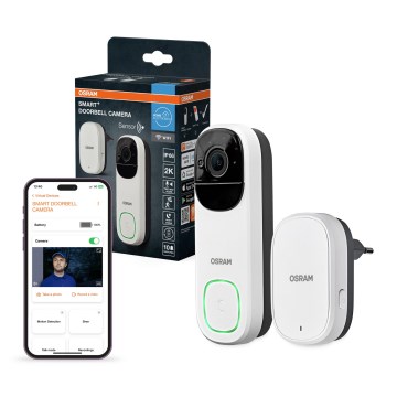 Osram - Έξυπνο βίντεο-κουδούνι με αισθητήρα 2K SMART+ 230V IP66 Wi-Fi