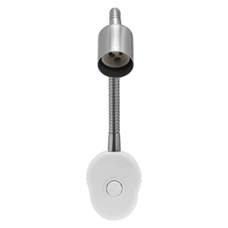 Osram - Ευέλικτο επιτοίχιο φωτιστικό PLUG TUBE FLEX 1xGU10/5W/230V ματ χρώμιο/λευκό