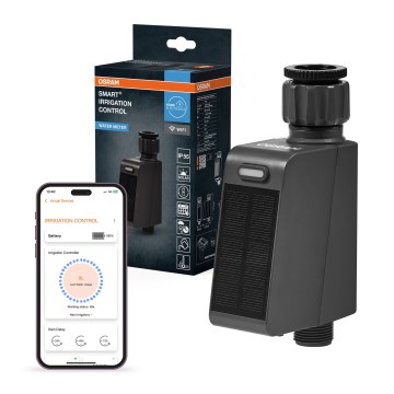 Osram - Βαλβίδα άρδευσης SMART+ με ηλιακό πάνελ IP55 Wi‑Fi
