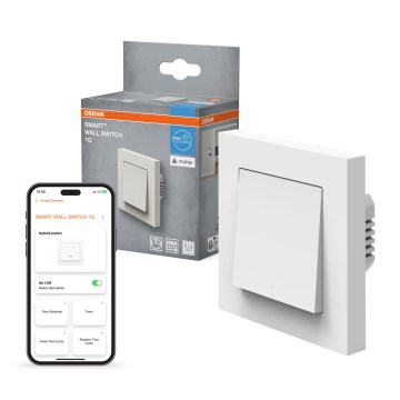 Osram - Διακόπτης 1 πλήκτρου SMART+ MATTER 230V Wi-Fi