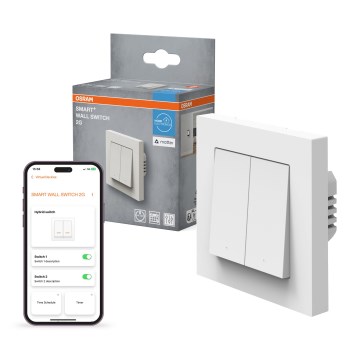 Osram - Διακόπτης 2 πλήκτρων SMART+ MATTER 230V Wi‑Fi