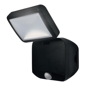 Osram - Εξωτερικός επιτοίχιος LED προβολέας με αισθητήρα BATTERY LED/4W/4xD IP54