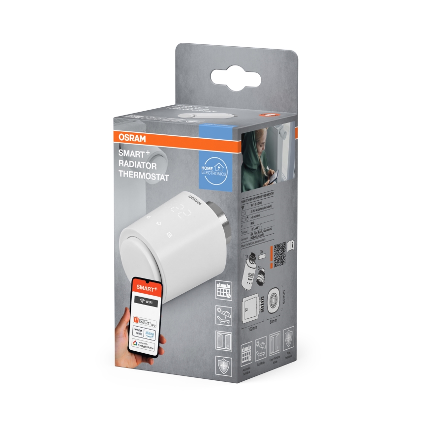 Osram - Θερμοστατική κεφαλή SMART+ 3xAA Wi-Fi