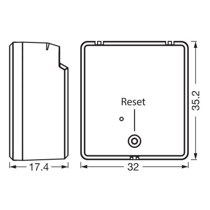 Osram - Μονάδα για διακόπτη 1 κουμπιού SMART+ 230V Wi-Fi