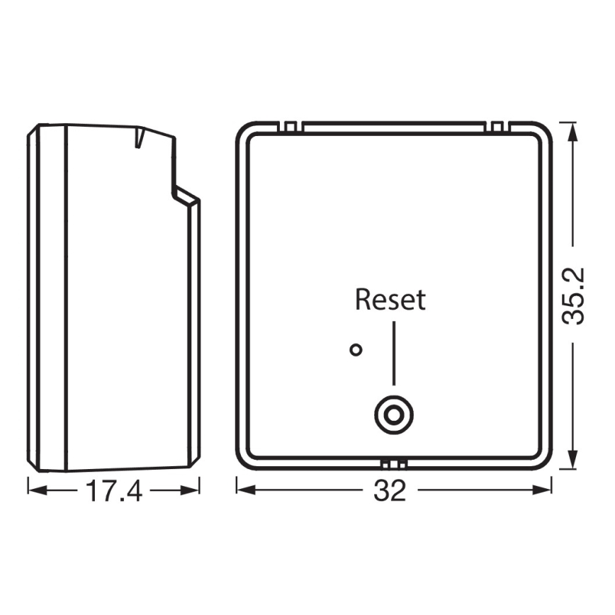 Osram - Μονάδα για διακόπτη 1 κουμπιού SMART+ 230V Wi-Fi