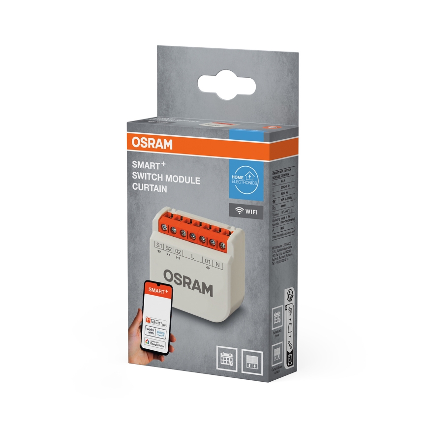 Osram - Μονάδα διακόπτη για περσίδες, ρολά και κουρτίνες SMART+ 230V Wi-Fi