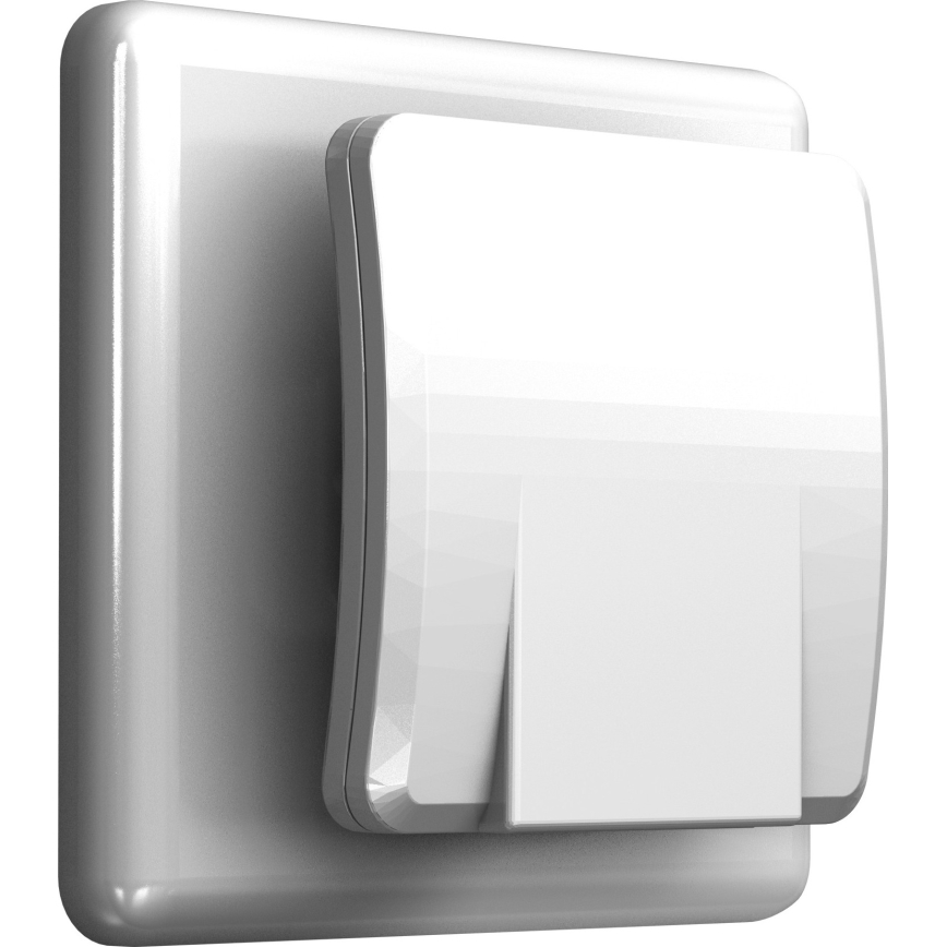 Osram - νυχτερινό φωτιστικό LED με αισθητήρα λυκόφωτος LUNETTA LED/0,3W/230V λευκό