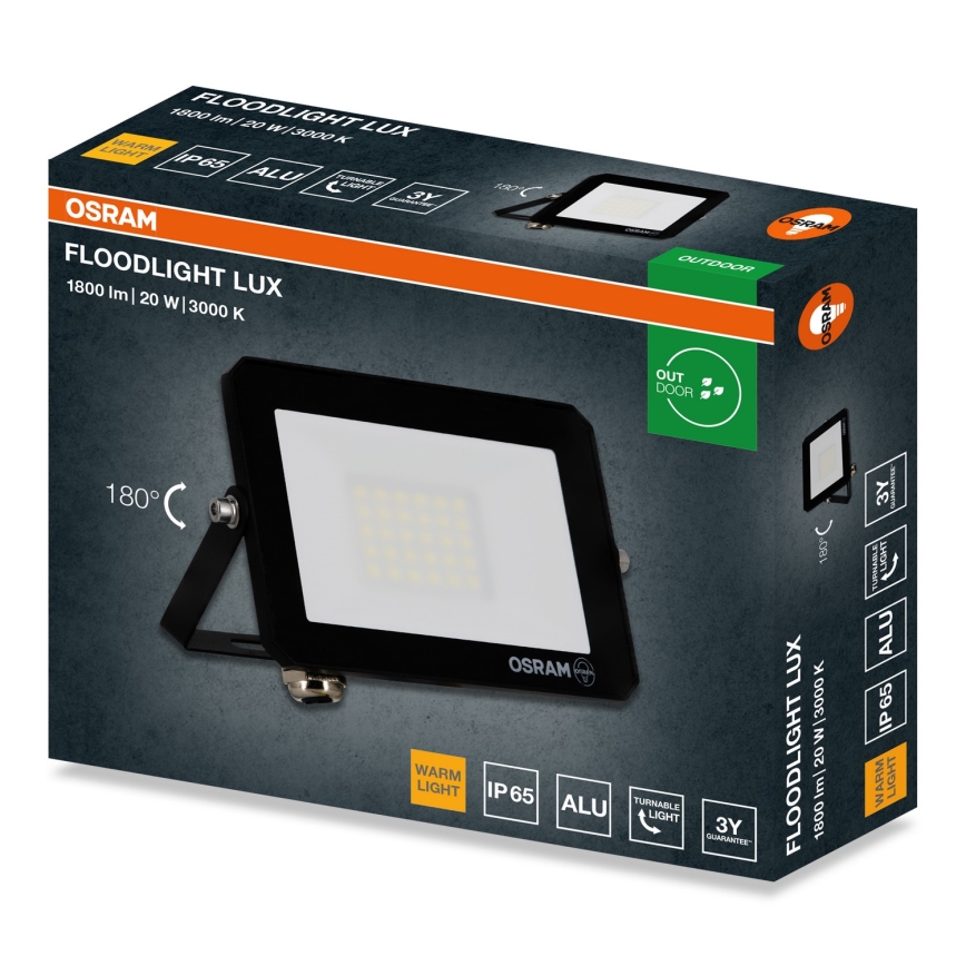 Osram - Προβολέας LED FLOODLIGHT 20W/230V 3000K IP65