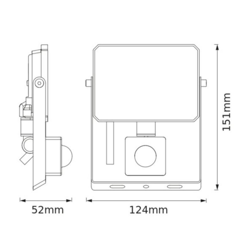 Osram - Προβολέας LED με αισθητήρα FLOODLIGHT LED/20W/230V 6500K IP65