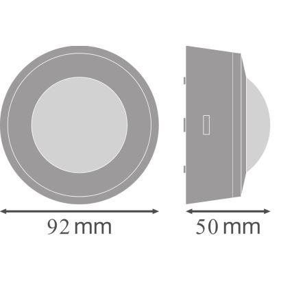 Osram - Υπέρυθρος ανιχνευτής κίνησης 230V IP44 λευκός
