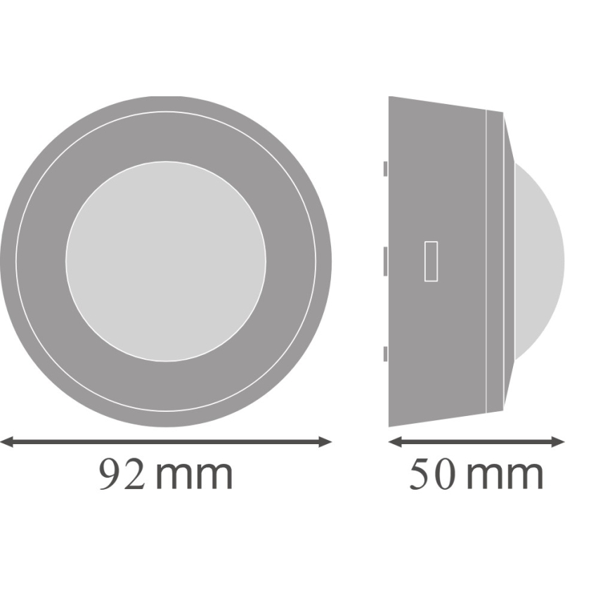Osram - Υπέρυθρος ανιχνευτής κίνησης 230V IP44 λευκός