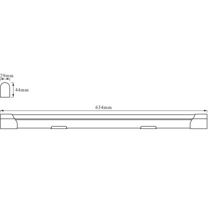 Osram - Φωτιστικό LED κάτω από ντουλάπια BATTEN LED/10W/230V 60 cm