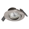 Osram - Χωνευτό φωτιστικό LED SPOT 1xGU10/4,3W/230V 2700K CRI 90 ματ χρώμιο