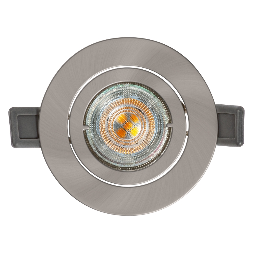 Osram - Χωνευτό φωτιστικό LED SPOT 1xGU10/4,3W/230V 2700K CRI 90 ματ χρώμιο