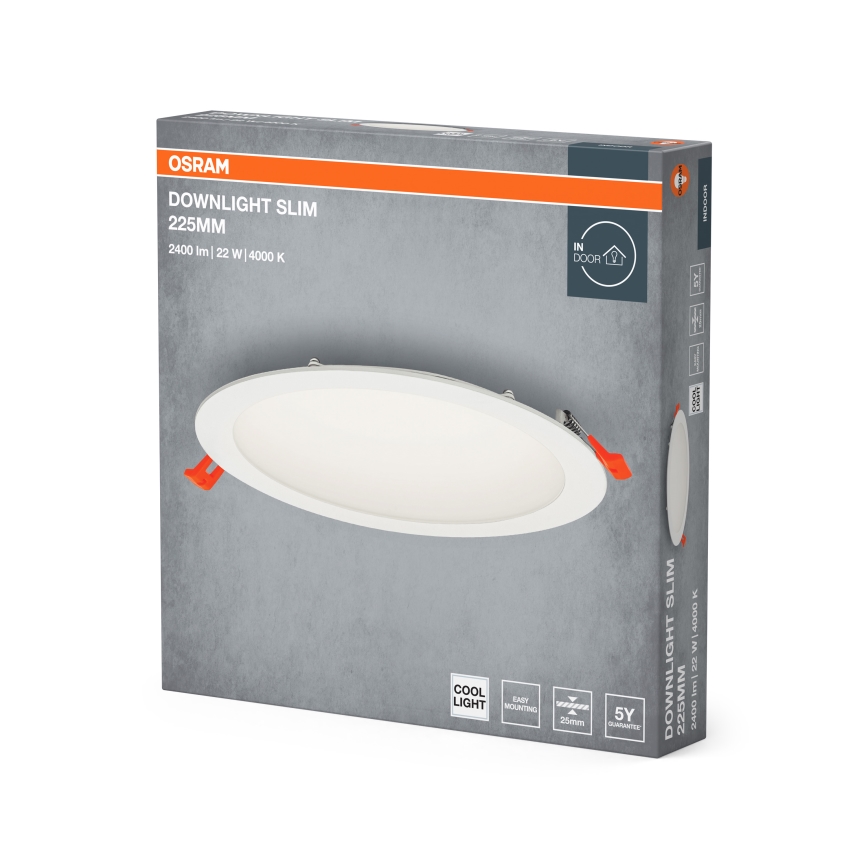 Osram - Χωνευτό Φωτιστικό LED SLIM LED/22W/230V 4000K