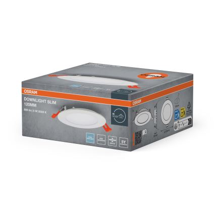 Osram - Χωνευτό φωτιστικό οροφής LED SLIM LED/8W/230V 6500K Ø 12 cm
